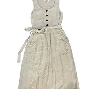 Elegant Cream Sleeveless Dress by Monteau Size small